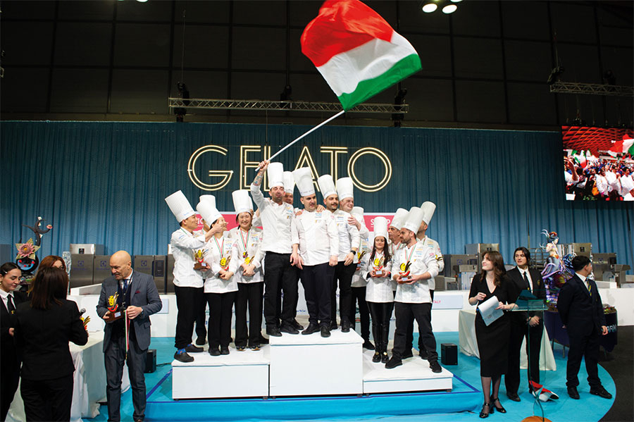 El tema, las técnicas y los sabores de Italia, Campeona del Mundo de Heladería 2024