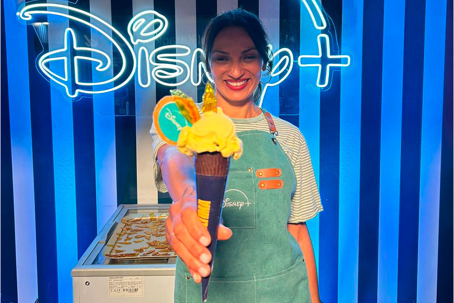 Carolina Ferreira crea tres helados de ‘cine’ para Disney+