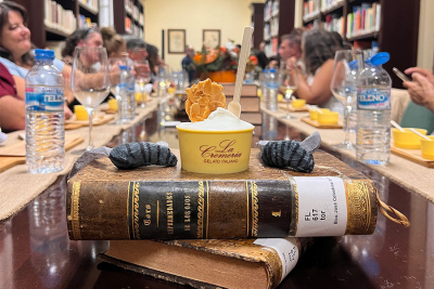 Imagen de Carlo Guerriero crea helados de queso por el Día Internacional de la Biblioteca